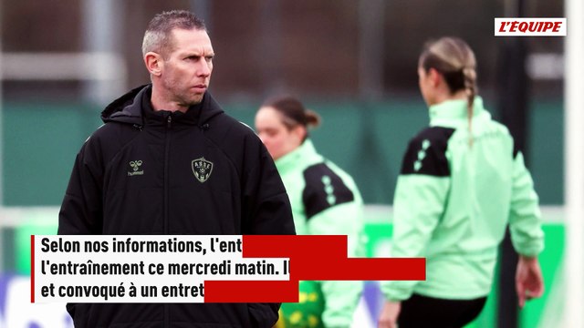 L'entraîneur de l'équipe féminine de Saint-Étienne Sébastien Joseph menacé de licenciement pour propos injurieux - Foot - Arkema Première Ligue