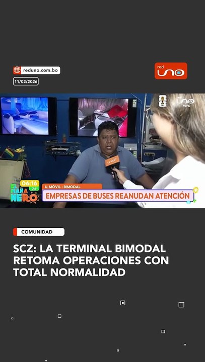 scz: La Terminal Bimodal retoma operaciones con total normalidad