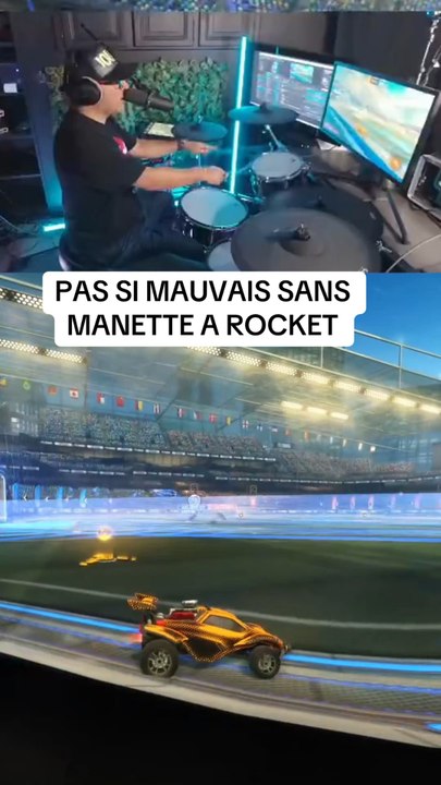 Encore un but à rocket league sans manette :).