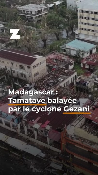 Madagascar : Tamatave balayée par le cyclone Gezani