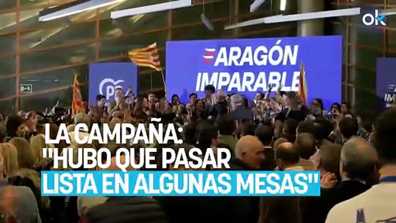 Directores generales de Azcón se escaquearon de la campaña: "Hubo que pasar lista en algunas mesas"