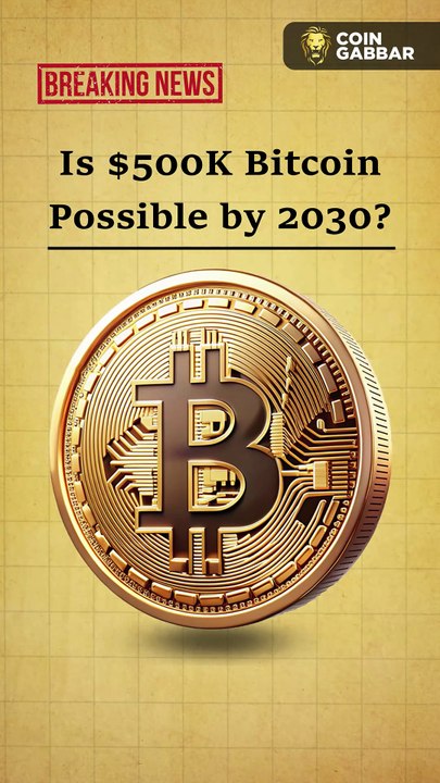📊 $500K Bitcoin by 2030 — Reality or Hype?