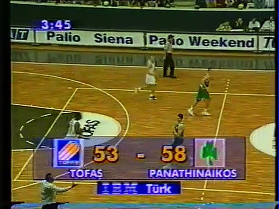 Tofaş - Panathinaikos 59-64 (29.09.1999)