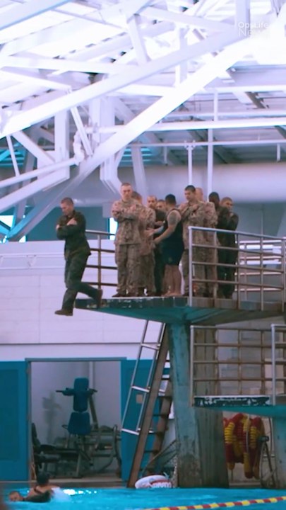 Marine Recruits vs. Water Survival Training
