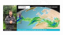 Chuva mantém-se em Portugal até sexta, dia 13