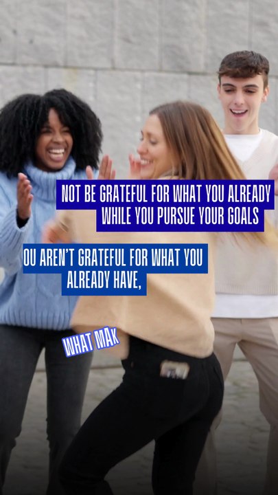Gratitude vs. Ambition: The Perfect Balance ✨ #mindset  #motivation #quotes