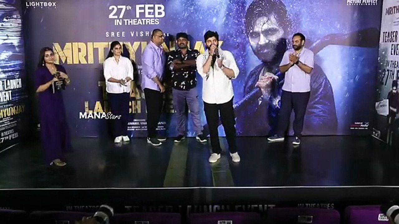 Sree Vishnu Fun Speech @ Mrithyunjay Movie Teaser Launch Event