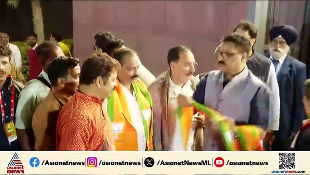 കേരളത്തിൽ നിന്നുള്ള ബിജെപി പ്രതിനിധികൾക്ക് ദില്ലി പാർട്ടി ആസ്ഥാനത്ത് ഉജ്ജ്വല സ്വീകരണം