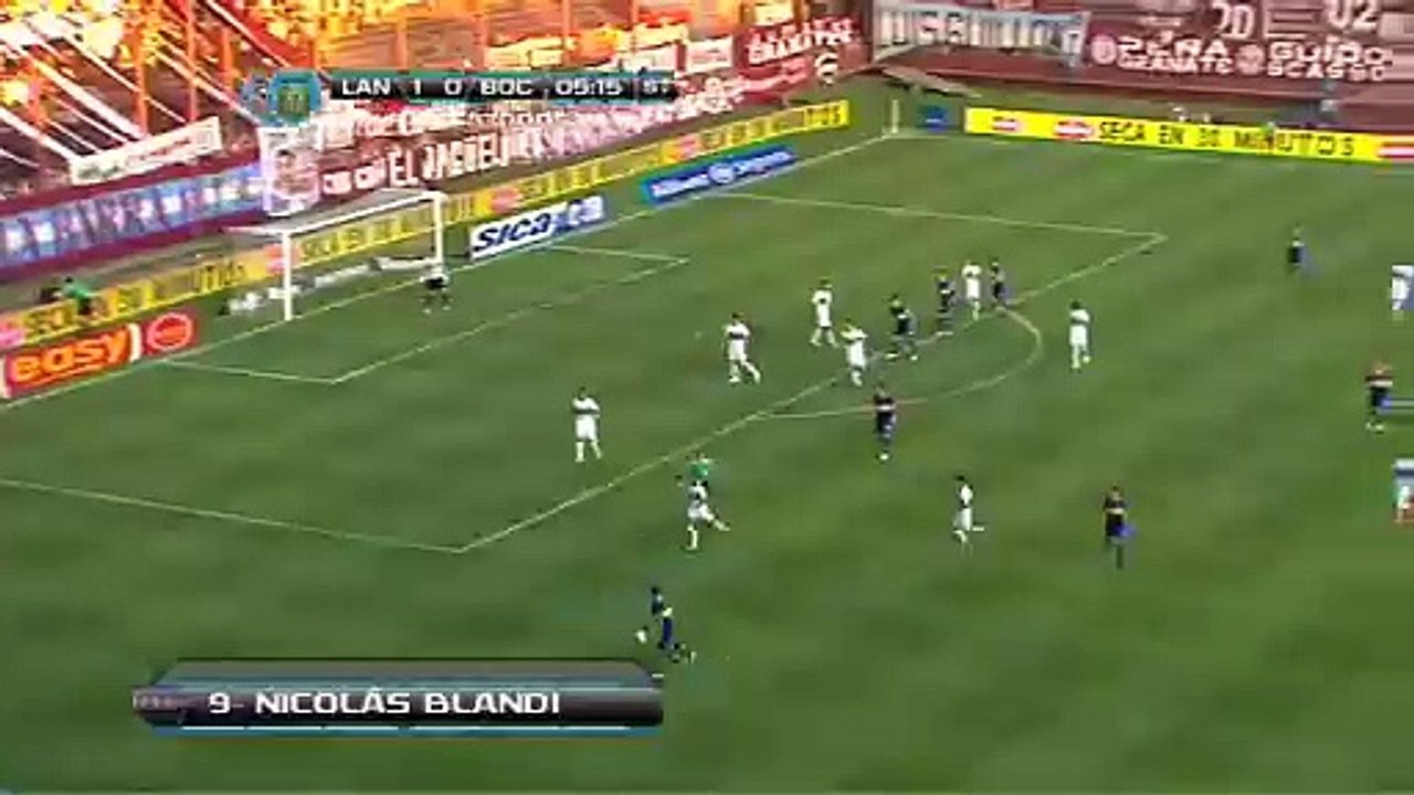 Gol de Blandi | Lanús 1 - Boca 1 | Fecha 18 | Torneo Inicial 2013 | Fútbol Para Todos