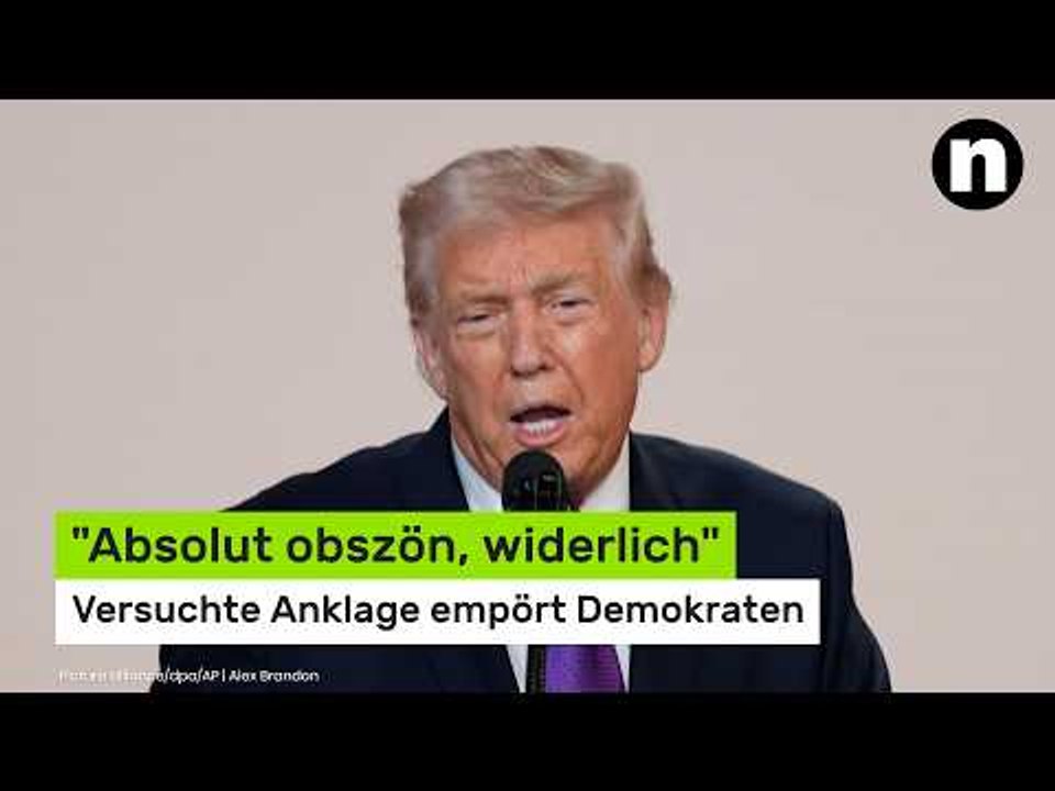 Donald Trump: 'Absolut obszön, widerlich' - versuchte Anklage empört Demokraten