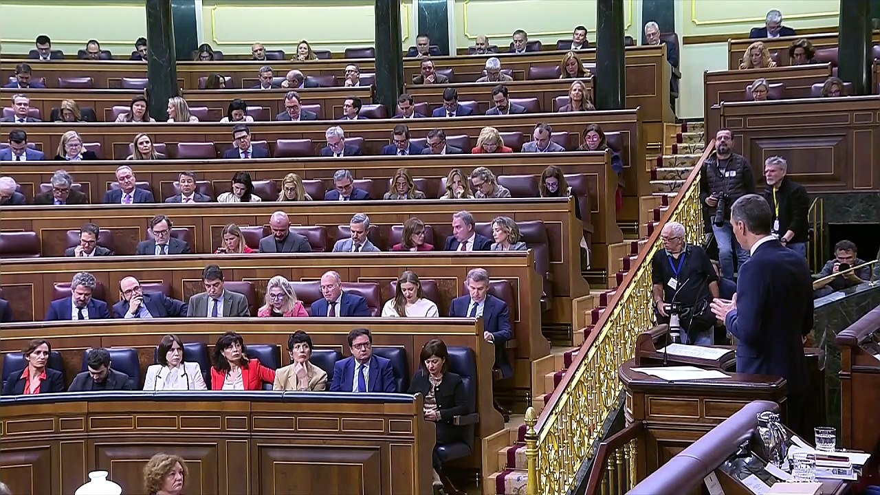 Así ha sido la comparecencia de Sánchez en el Congreso sobre los accidentes ferroviarios