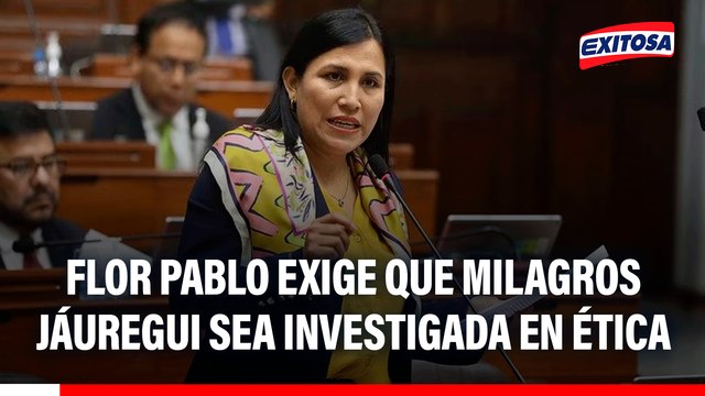 Flor Pablo plantea que Milagros Jáuregui sea procesada en Ética por exponer a menores abusadas