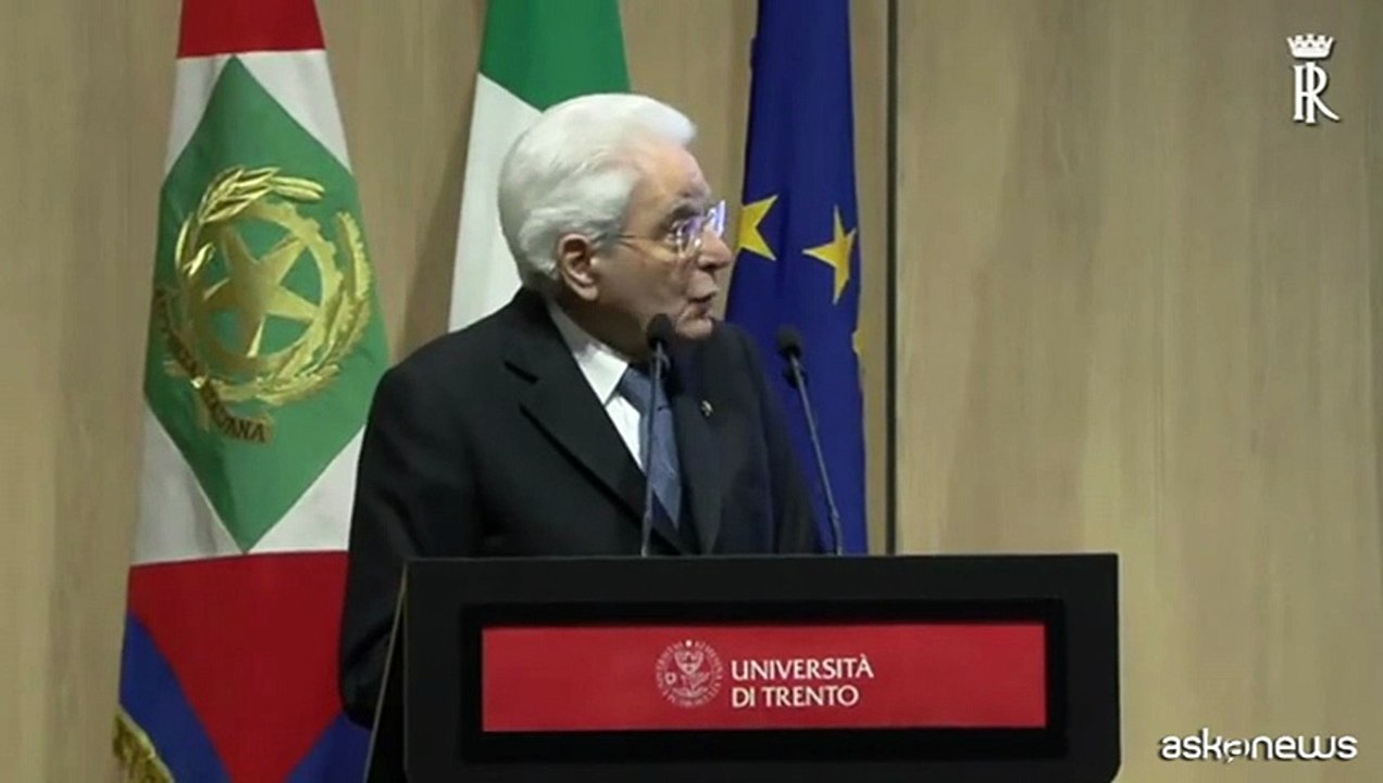 Mattarella a Trento: particolare coincidenza, De Gasperi ci parla ancora