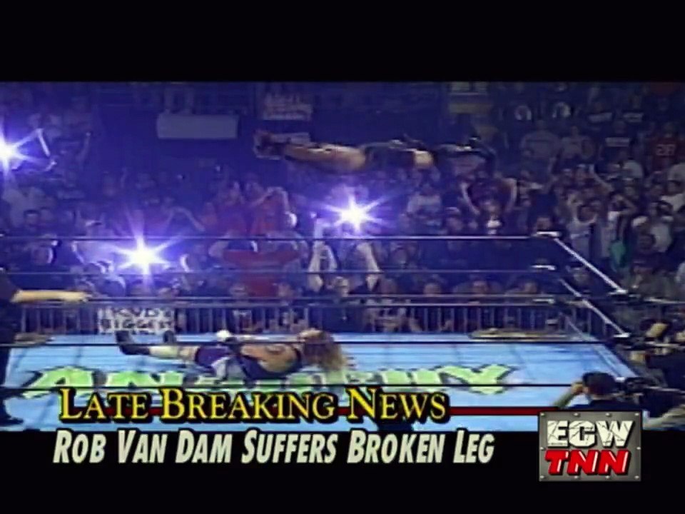 History of ECW - Paul Heyman announces that ECW Television Champion Rob Van Dam