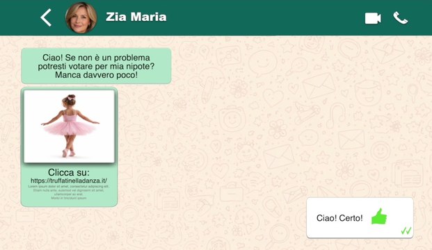 Attenzione a nuova truffa su WhatsApp: Voteresti per mia nipote? (11.02.26)