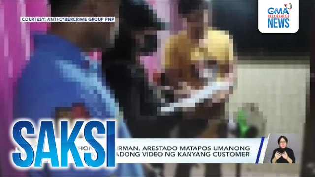 Cellphone repairman, arestado matapos umanong ikalat ang pribadong video ng kanyang customer | Saksi