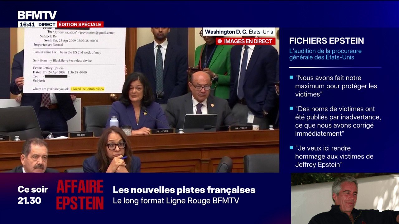 Affaire Epstein: “vous intimez les victimes” déclare une élue démocrate après la publication de l'identité de certaines jeunes femmes victimes de Jeffrey Epstein