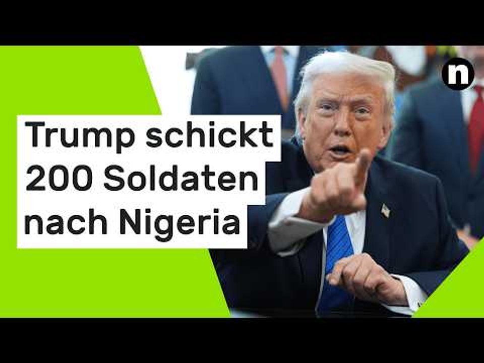Trump schickt 200 Soldaten nach Nigeria