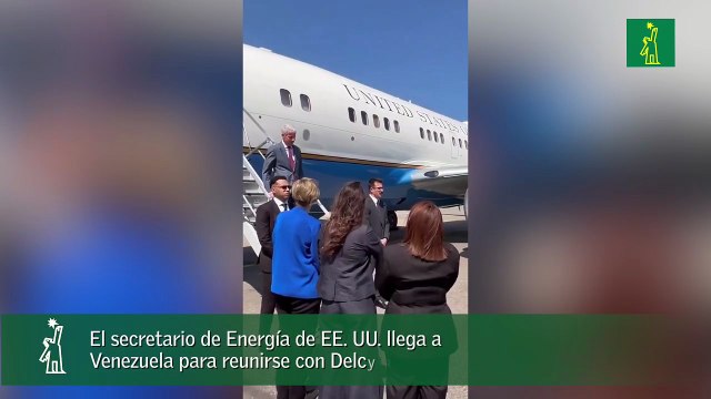 El secretario de Energía de EE. UU. llega a Venezuela para reunirse con Delcy Rodríguez