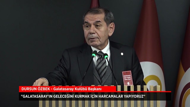 Galatasaray Kulübü Başkanı Dursun Özbek'ten Şampiyonlar Ligi sözleri