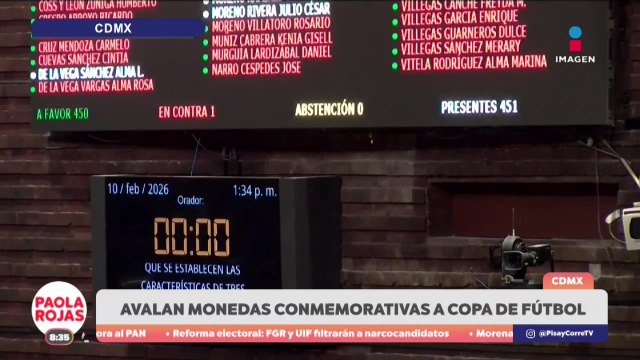 Diputados aprueban nuevas monedas conmemorativas de la Copa Mundial | DPC con Paola Rojas