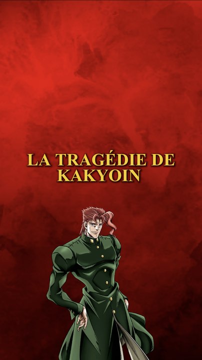 la tragédie de Noriaki Kakyoin dans Jojo's bizarre Adventure !