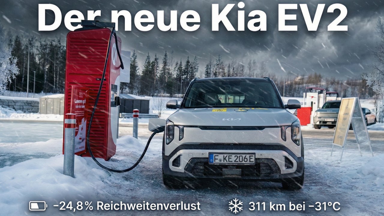 2026 Kia EV2 schlägt Konkurrenz im Norwegen-Test