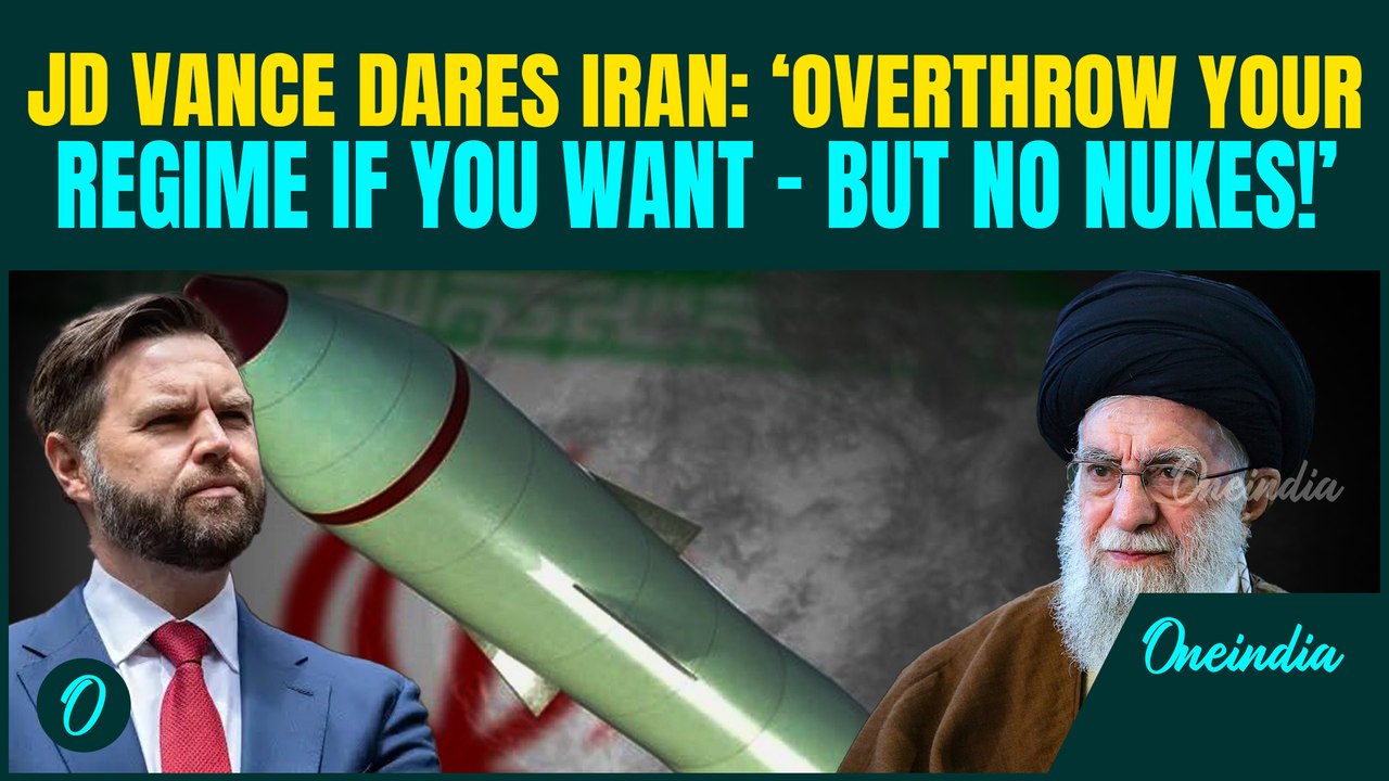 Trump to KILL Khamenei? JD Vance DECLARES ‘No Nuclear Weapons For Iran’ | US Vs Iran War EXPLODES