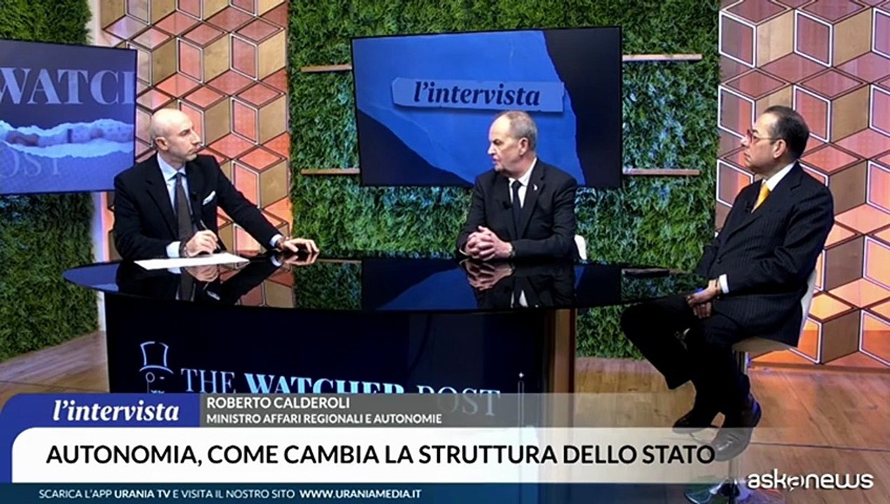 Autonomia, Calderoli: pre-intese già avviate