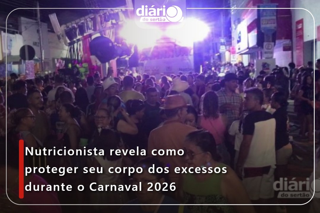 Nutricionista revela como proteger seu corpo dos excessos durante o Carnaval 2026