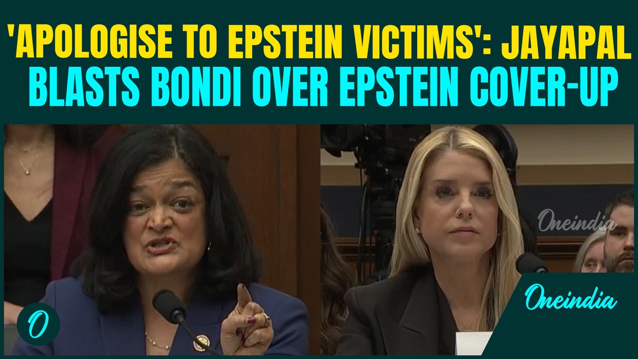 Epstein Survivors WATCH as Jayapal Confronts Pam Bondi| AG Refuses to Apologize in Fiery Face-Off