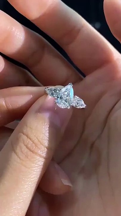 Pear Cut Moissanite Engagement Ring Trend 2026  Affordable Luxury Wedding Ring Review