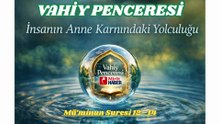 VAHİY PENCERESİ- İNSANIN ANNE KARNINDAKİ YOLCULUĞU