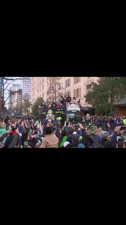 Seattle Seahawks celebrate Super Bowl win with city parade