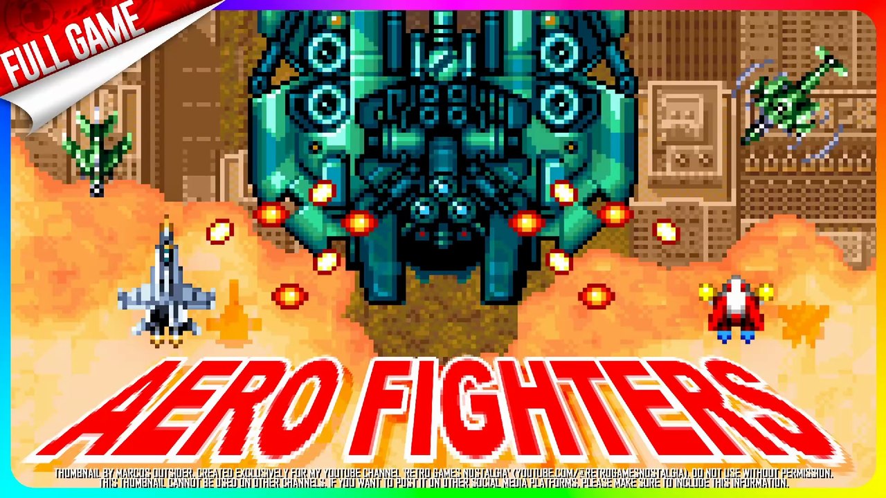 Aero Fighters (SNES - US) Longplay (Super Difficulty, Secret Character and Endurance Mode)
