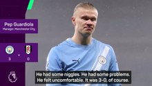'He felt uncomfortable' - Guardiola on Haaland injury scare as Man City beat Fulham