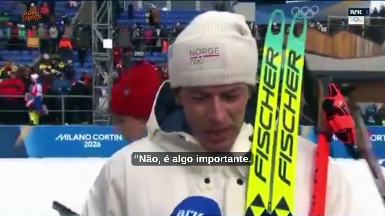 Atleta norueguês admite traição após pódio nos Jogos de Inverno