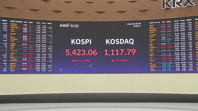 코스피 사상 처음 5,400선 돌파...’17만 전자’ 등극 / YTN