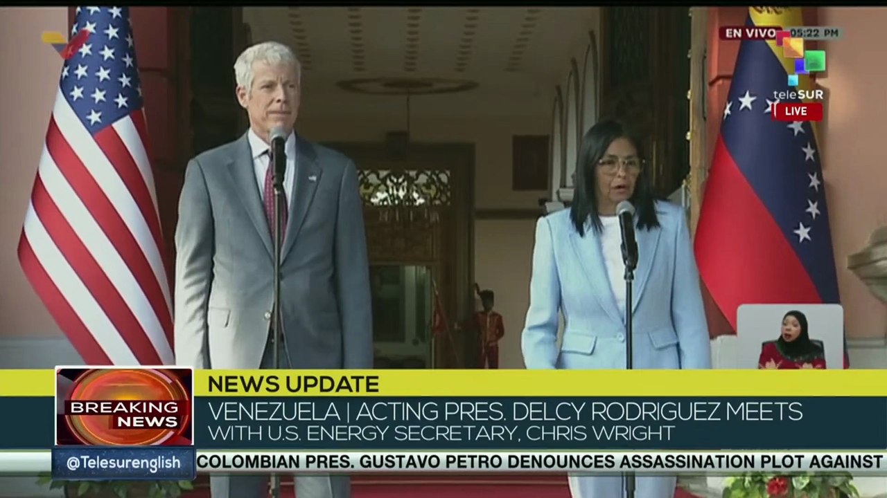 Delcy Rodriguez: I hope this opens the path for future cooperation between U.S. and Venezuela