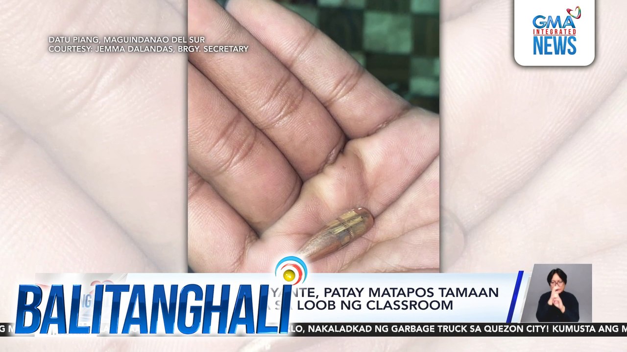5-anyos na estudyante, patay matapos tamaan ng ligaw na bala sa loob ng classroom | Balitanghali