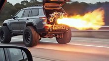 Car with jet engine