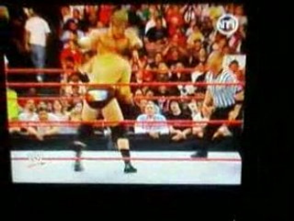 raw wwe HHH CENA VS JBL ORTON PART 2