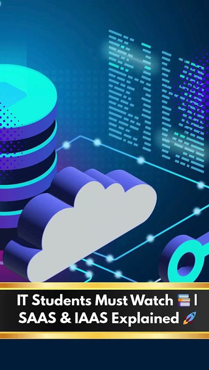 IT Students Must Watch 📚 _ SAAS & IAAS Explained 🚀 CloudComputing  _ Ekascloud
