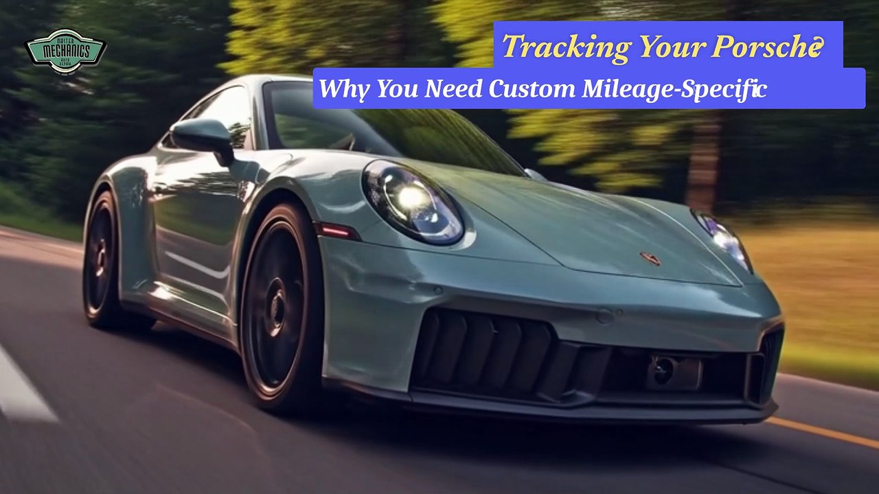 Tracking Your Porsche Why You Need Custom Mileage-Specific Service