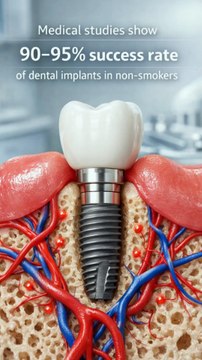 Smoking can cause implants to fail | Smoking and Dental Implants | Triveni Dental