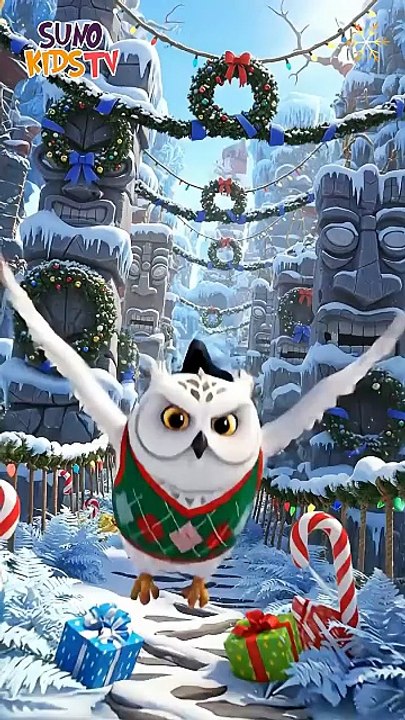 Christmas Safari Animal Song 🦁🎄 | Fun Animal Sounds Song for Kids & Toddlers