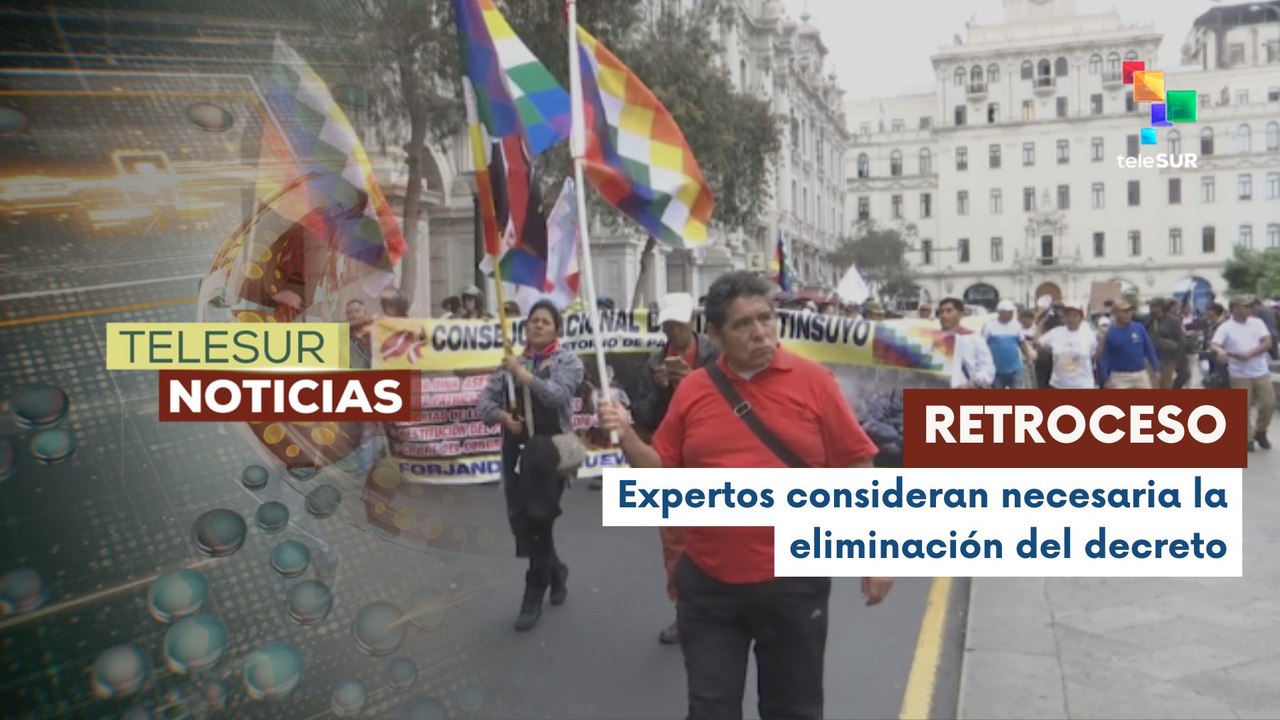 En Perú exigen derogamiento del decreto legislativo 1589