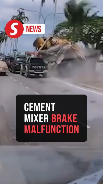 Brake failure believed to be cause of fatal cement mixer-4WD crash in Sibu - cops