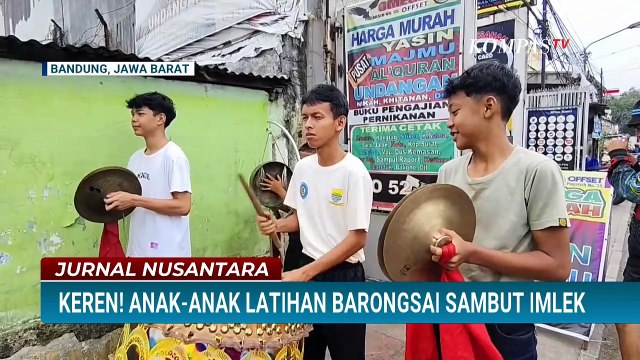 Jelang Imlek, Anak-Anak di Bandung Antusias Latihan Barongsai | JURNAL NUSANTARA