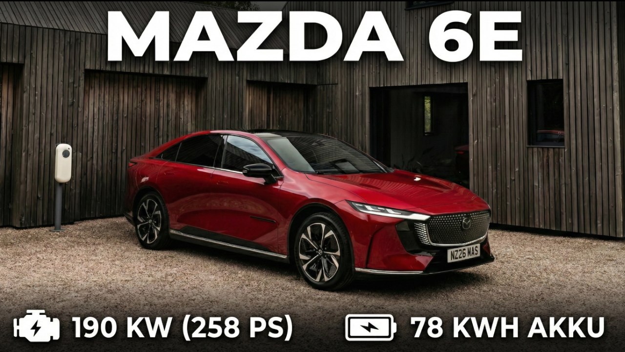 2026 Mazda 6e: Neue E-Limousine als SUV-Alternative